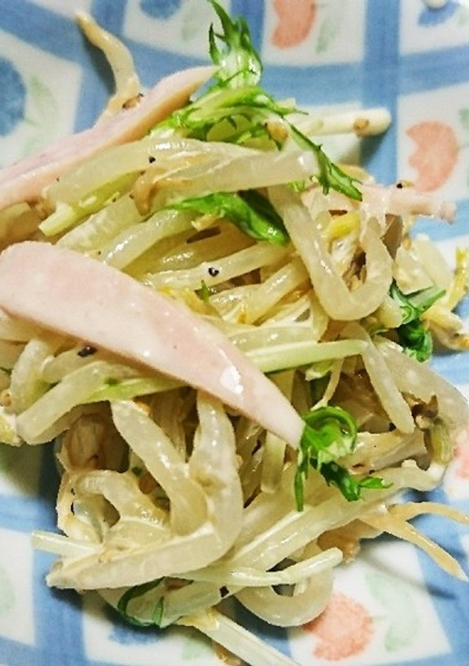 魚肉ソーセージとモヤシのマヨ味噌和あえ-レシピのメイン写真