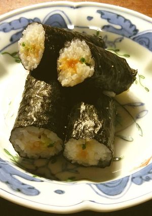 たらこの細巻き　あて巻き-レシピのメイン写真