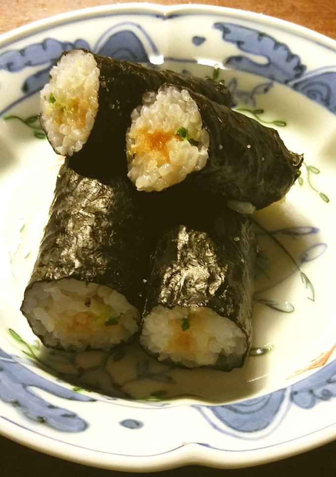 たらこの細巻き　あて巻き-レシピのメイン写真