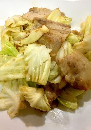 干しキャベツと豚肉の栄養満点炒め-レシピのメイン写真