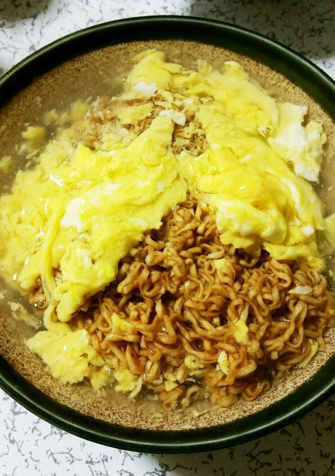 簡単　とろとろあんかけ卵のチキンラーメン-レシピのメイン写真
