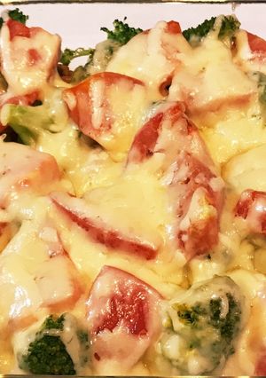 ナス･トマト･葱･ひき肉☆チーズ焼き-レシピのメイン写真