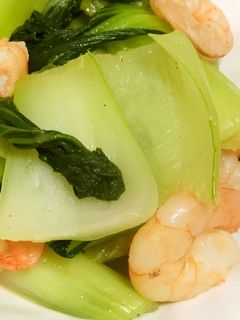 えびとチンゲン菜の中華風炒め-レシピのメイン写真