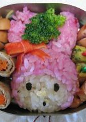 サンリオ☆マイメロディ　弁当　キャラ弁-レシピのメイン写真