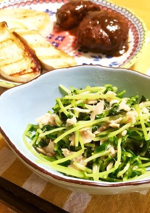 3分で完成！節約★豆苗とツナの中華和え★-レシピのメイン写真