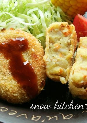 新じゃがでホクホク☆カレーポテトコロッケ-レシピのメイン写真