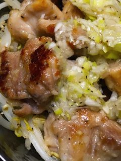 チキンソテー*ネギ塩レモンダレ-レシピのメイン写真