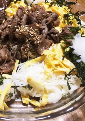 瓦そば風素麺-レシピのメイン写真
