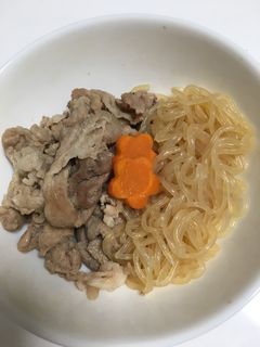 豚肉と糸こんにゃくの炒め煮-レシピのメイン写真
