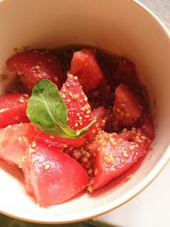 トマトの胡麻和え-レシピのメイン写真