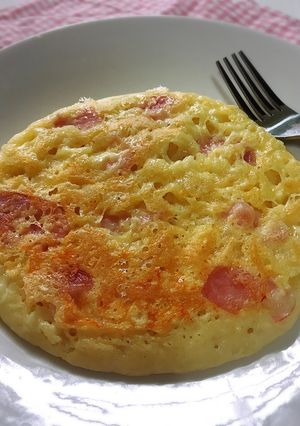 朝食に❤️チーズベーコンのホットケーキ-レシピのメイン写真
