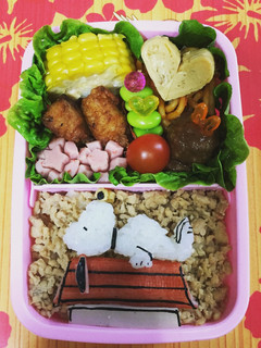 スヌーピー キャラ弁 簡単-レシピのメイン写真