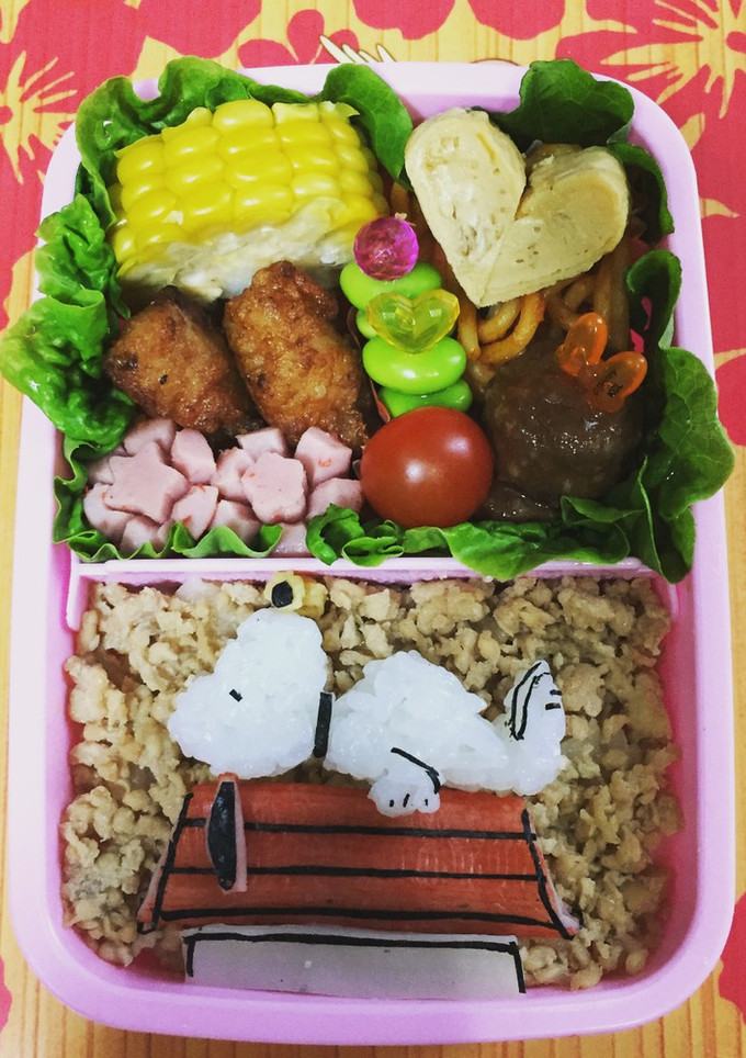 スヌーピー キャラ弁 簡単-レシピのメイン写真