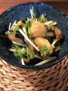 ごま油香る!さっぱり揚げナスのみぞれ和え-レシピのメイン写真