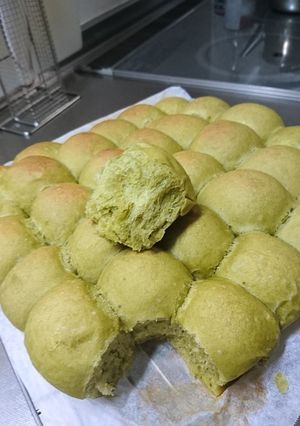 抹茶ちぎりパン♪-レシピのメイン写真