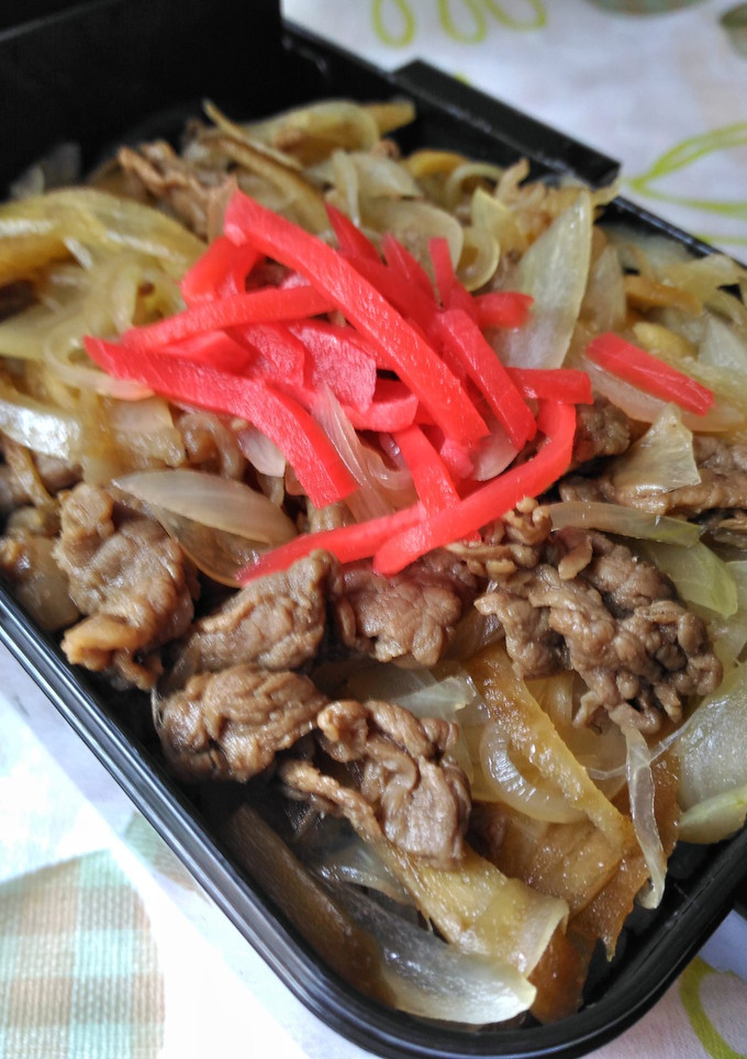 極旨 しぐれ煮で牛丼風 「お弁当用」-レシピのメイン写真