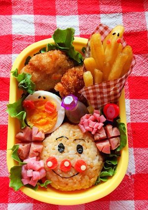 アンパンマン(o ´_○`o)キャラ弁-レシピのメイン写真