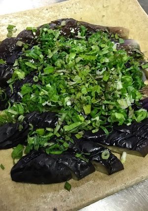 なすのたたき(高知県春野町の郷土食)-レシピのメイン写真