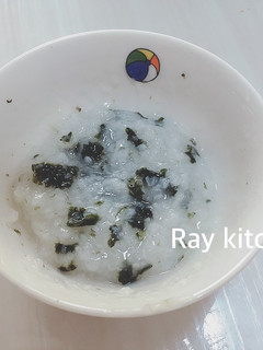 離乳食中期【のりごはん】-レシピのメイン写真