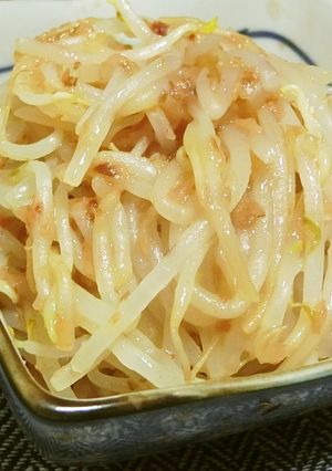 糖質制限　もやしの梅おかか和え-レシピのメイン写真