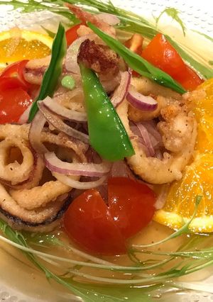 スルメイカとオレンジの夏マリネ-レシピのメイン写真