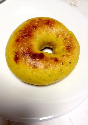 びわ酵母 甘酒塩麹 かぼちゃの種ベーグル-レシピのメイン写真