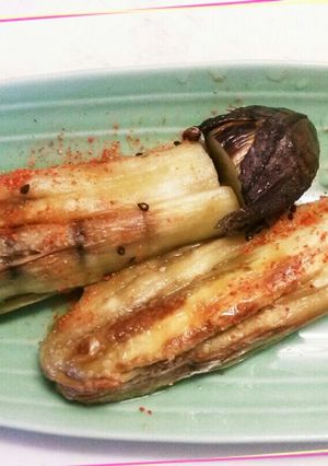 焼きなすは放置がベスト！-レシピのメイン写真