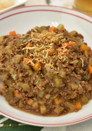 淡路島玉ねぎとナスのキーマカレー-レシピのメイン写真