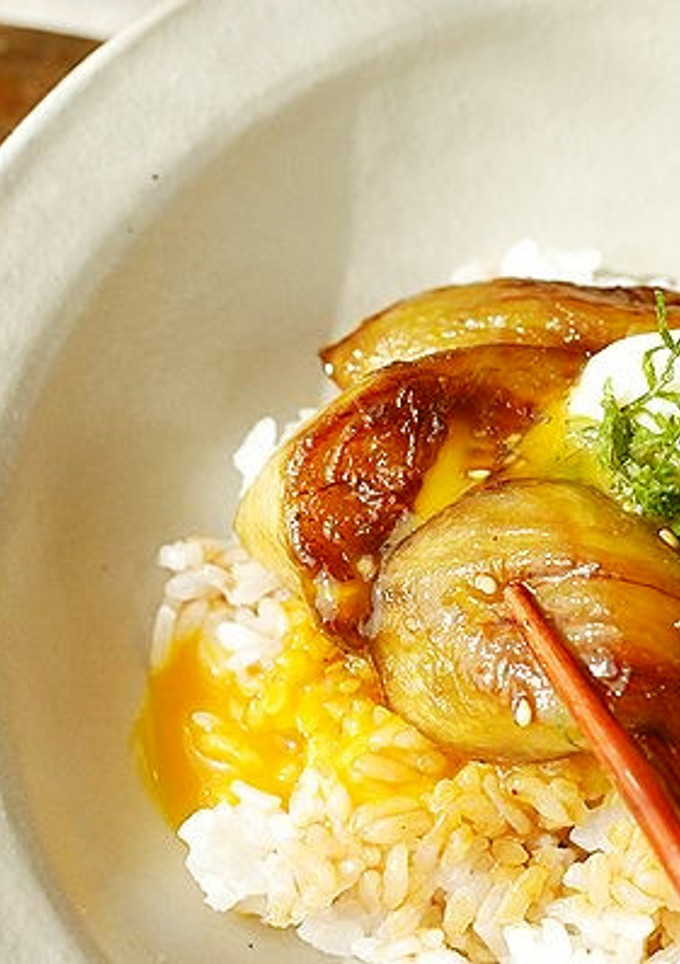 レンジで簡単♡とろける～茄子の照り焼き丼-レシピのメイン写真