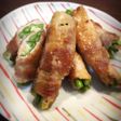 ニンニクの芽とオクラのスタミナ肉巻き♡