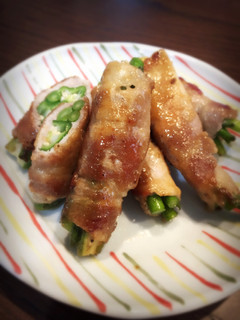 ニンニクの芽とオクラのスタミナ肉巻き♡-レシピのメイン写真