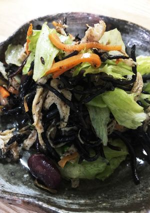 長ひじきとササミのおかずサラダ-レシピのメイン写真