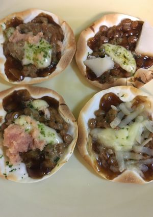 火を使わない！餃子の皮で簡単一銭焼き-レシピのメイン写真