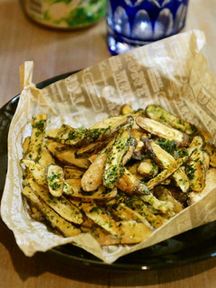 ごぼうチップス*揚げ焼きでもカリッと-レシピのメイン写真