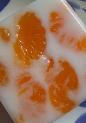 簡単♪ヘルシー♪牛乳寒天(ミカン入り)-レシピのメイン写真