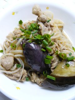 豚となすと糸こんの煮物-レシピのメイン写真