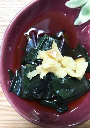 おいしい！金時草の三杯酢-レシピのメイン写真