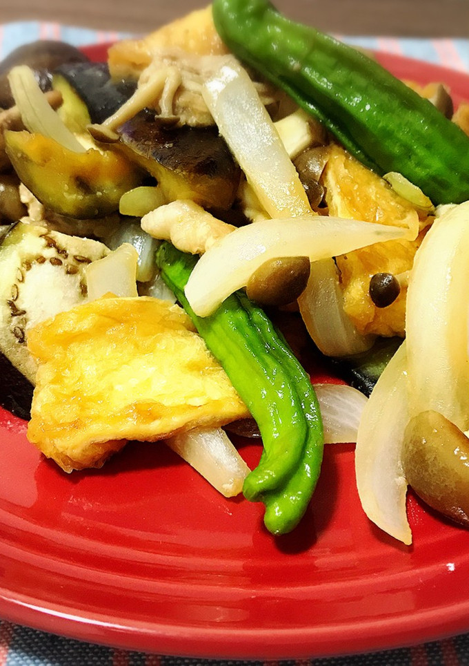 簡単！ぶた肉とナスの味噌炒め-レシピのメイン写真