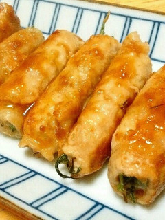 おかひじきの肉巻き-レシピのメイン写真