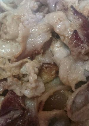 豚こまでしょうが焼き 時短-レシピのメイン写真