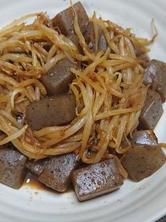 ダイエットに♪ピリ辛もやしこんにゃく-レシピのメイン写真