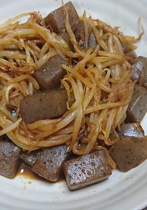 ダイエットに♪ピリ辛もやしこんにゃく-レシピのメイン写真