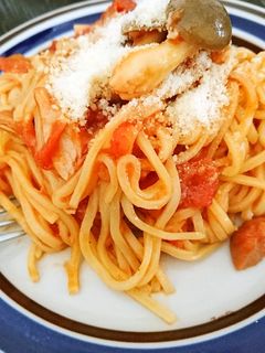 時短!焼きそば麺でナポリタン-レシピのメイン写真