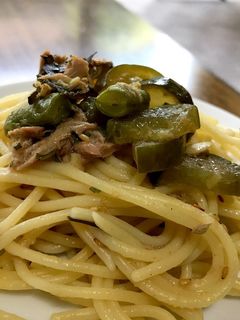 緑野菜の冷製パスタ-レシピのメイン写真