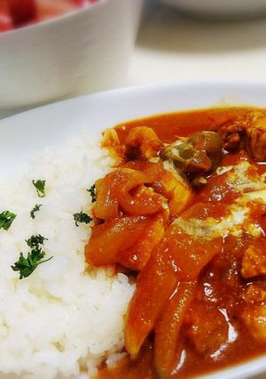 トマトジュースで簡単ルー無し本格カレー☆-レシピのメイン写真