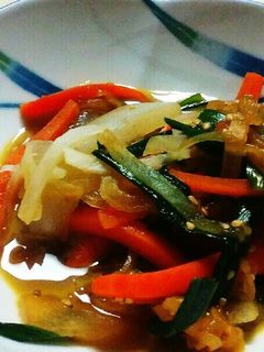 余った野菜のきんぴら風炒め-レシピのメイン写真