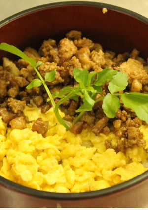 酢飯で☆2色そぼろご飯-レシピのメイン写真
