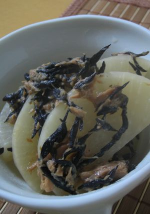 ひじき入り大根とツナの煮物-レシピのメイン写真