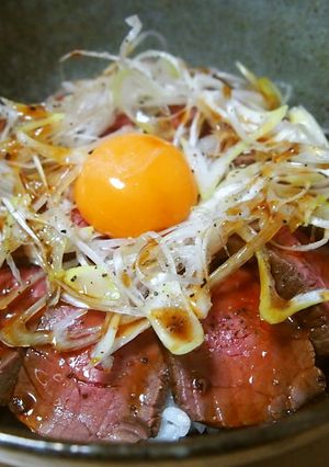 激旨！プロ仕様のローストビーフ丼！-レシピのメイン写真