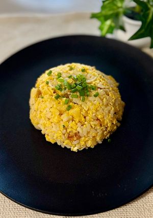 【簡単レンジ】パラパラ卵の少量チャーハン-レシピのメイン写真